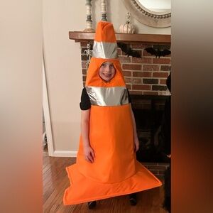 Child Traffic Cone Halloween Costume